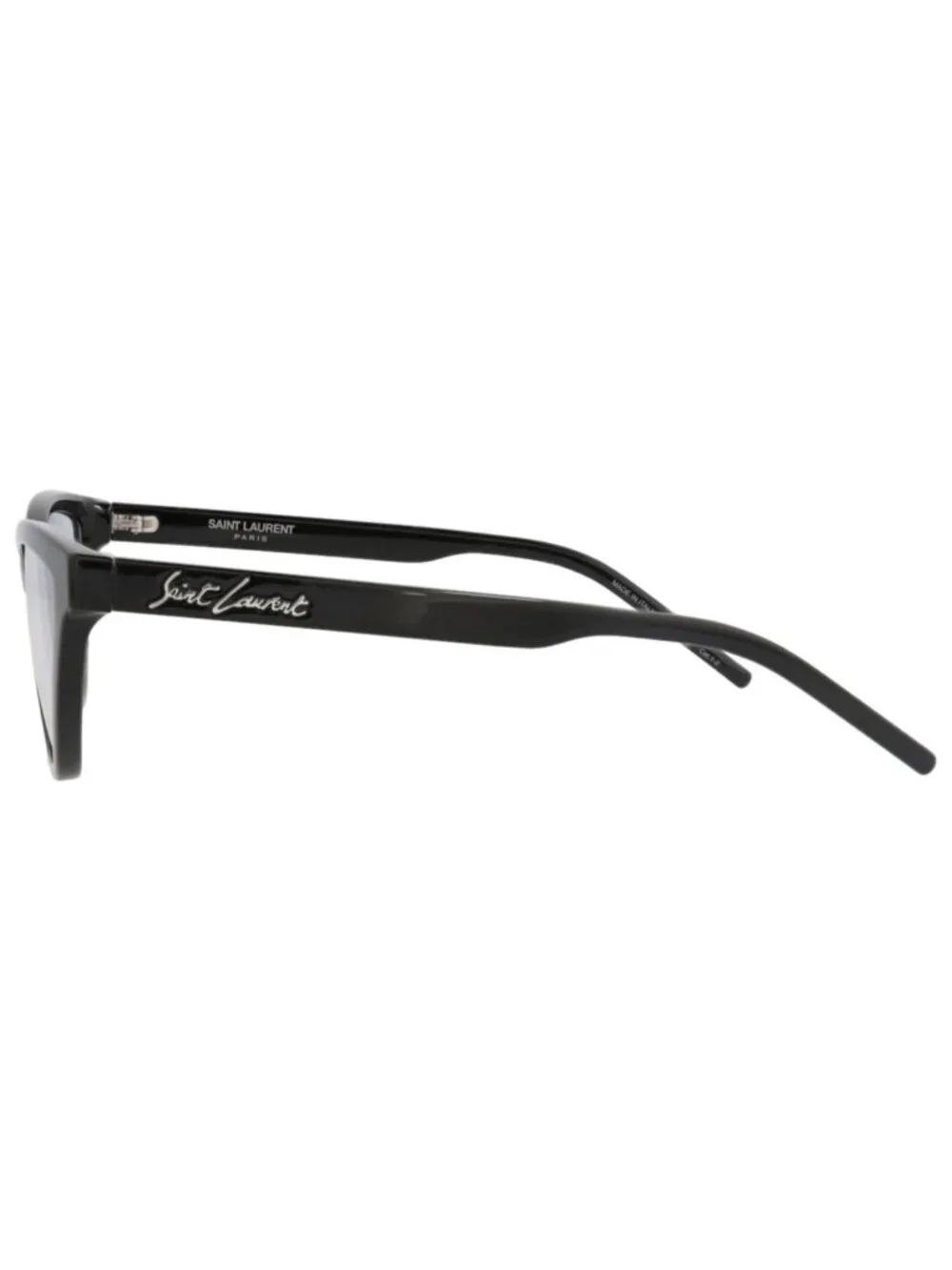 New Saint Laurent Women's Sunglasses Cat Eye Injection Frame Black Black Grey